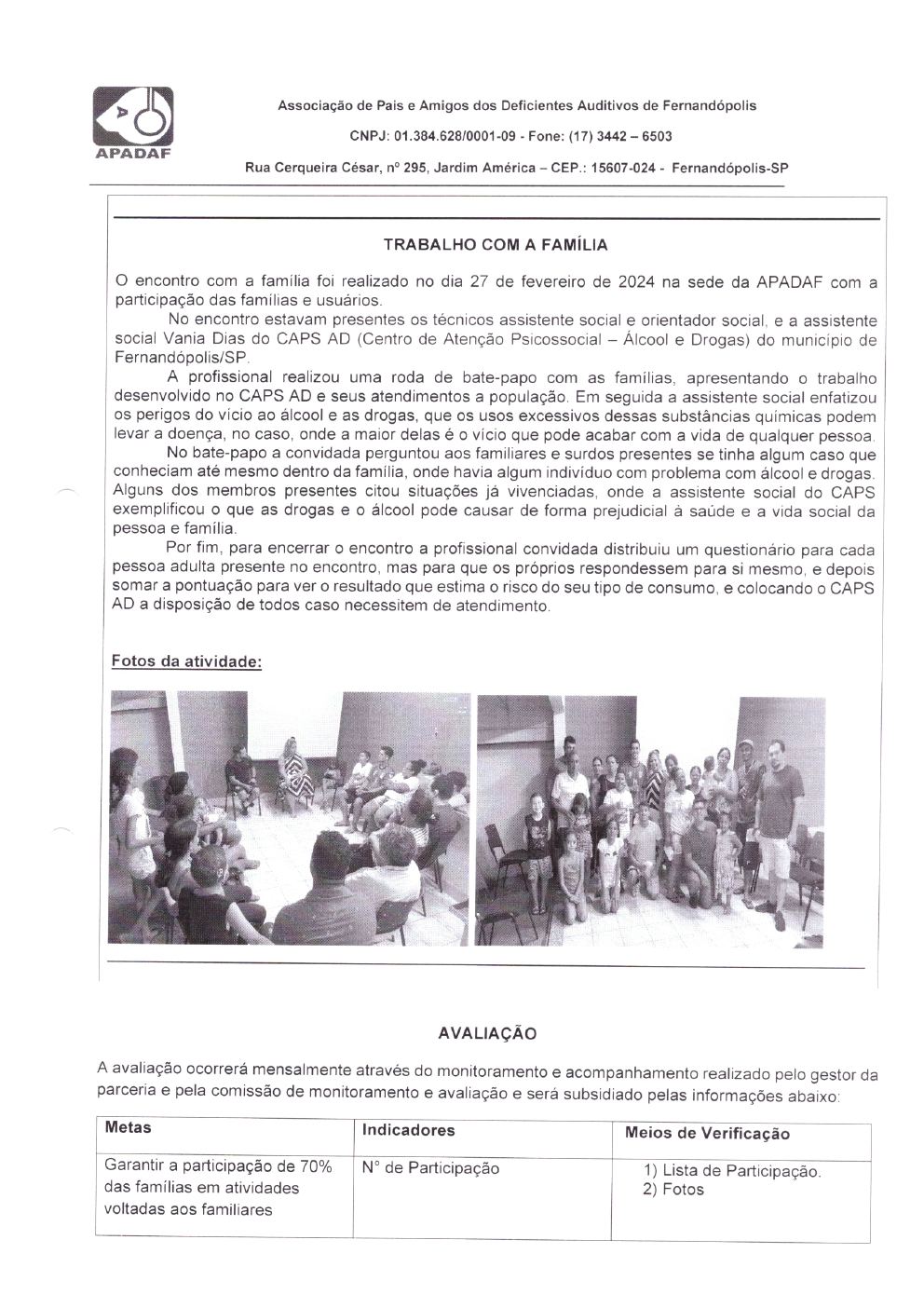 Página 27 de Prestação de Contas Mensal — Habilitação e Reabilitação — 2ª Parcela — Maio/2024
