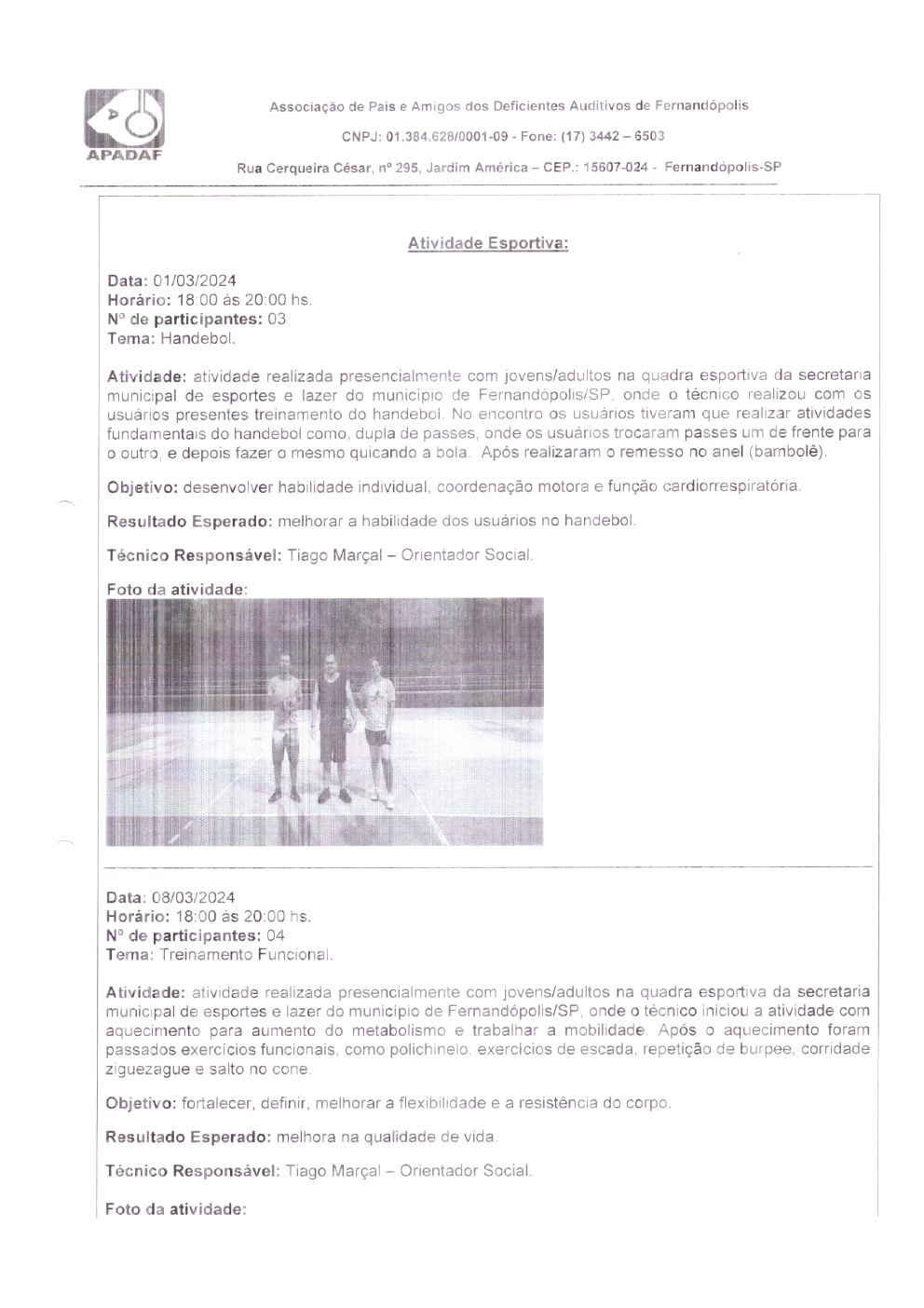 Página 24 de Prestação de Contas Mensal — Habilitação e Reabilitação — 3ª Parcela — Maio/2024