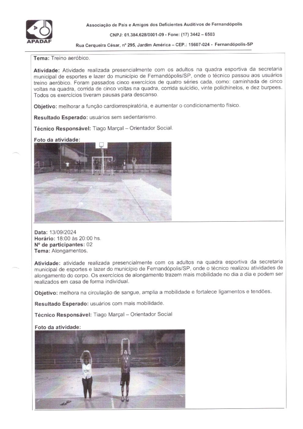 Página 16 de Prestação de Contas Mensal — Habilitação e Reabilitação — 9ª Parcela — Outubro/2024