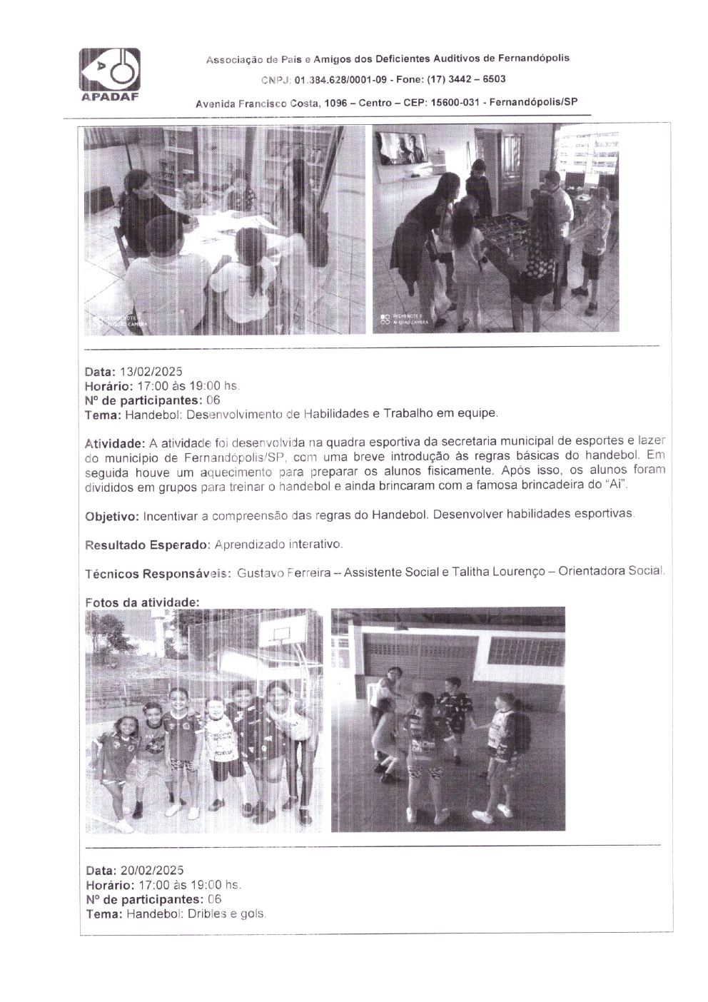 Página 8 de Prestação de Contas Mensal — Fevereiro/2025