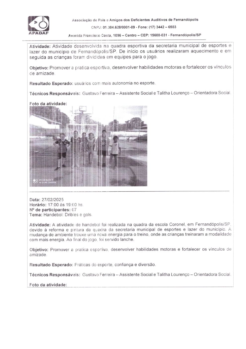 Página 9 de Prestação de Contas Mensal — Fevereiro/2025