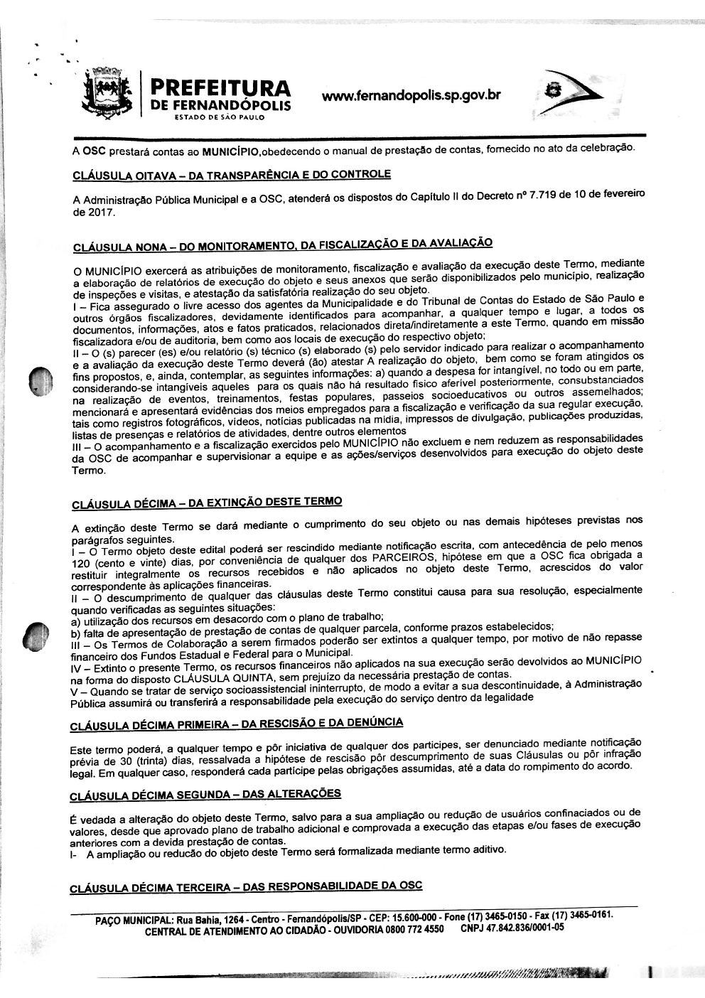 Página 3 de Termo de Colaboração nº 05/2019 — Média Complexidade — 2019
