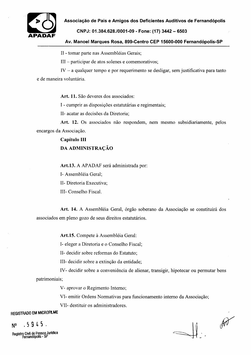Página 7 de Ata da 225ª Assembleia Geral Extraordinária — Mudança de Sede e Alteração Estatutária — 2019