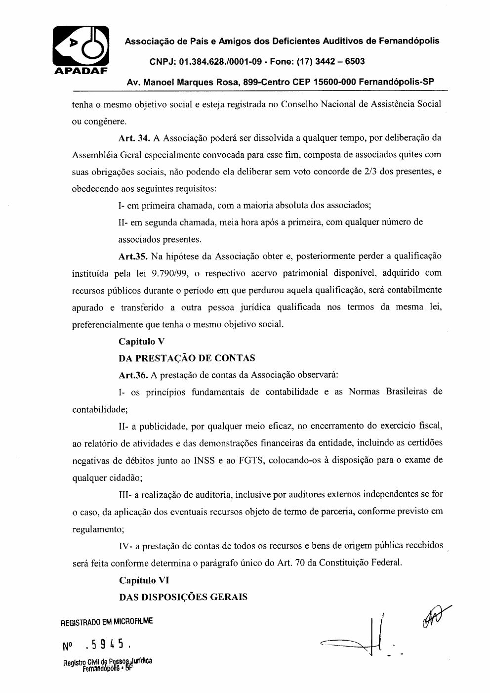 Página 13 de Ata da 225ª Assembleia Geral Extraordinária — Mudança de Sede e Alteração Estatutária — 2019